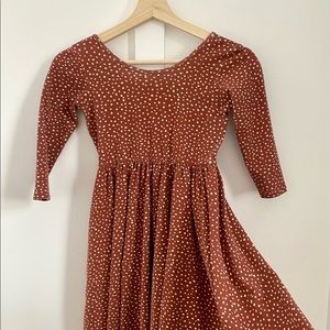 Alive + Ames fawn dot dress